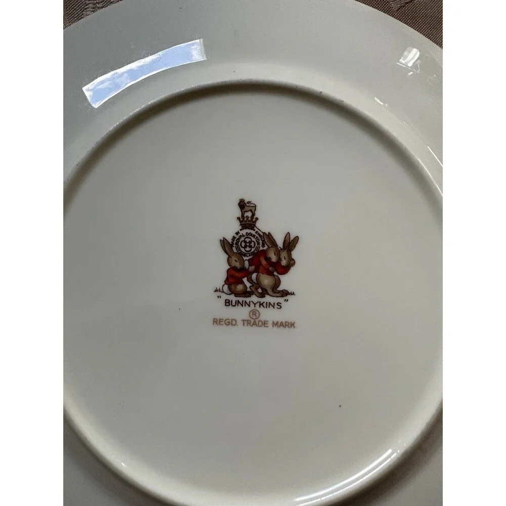 Vintage Royal Doulton Bunnykins Cup And Saucer 1970 Peter Rabbit England